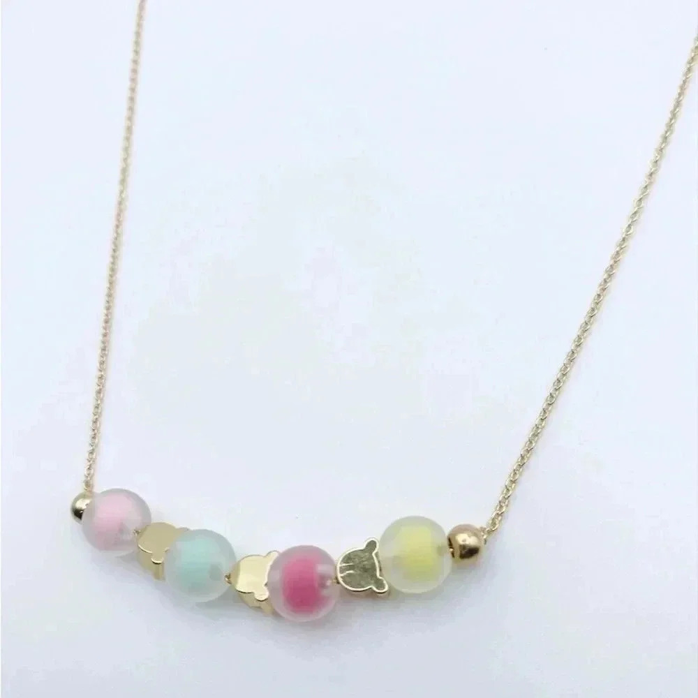 Mickey Colorful beaded necklace |Girl jewelry | Dainty Necklace